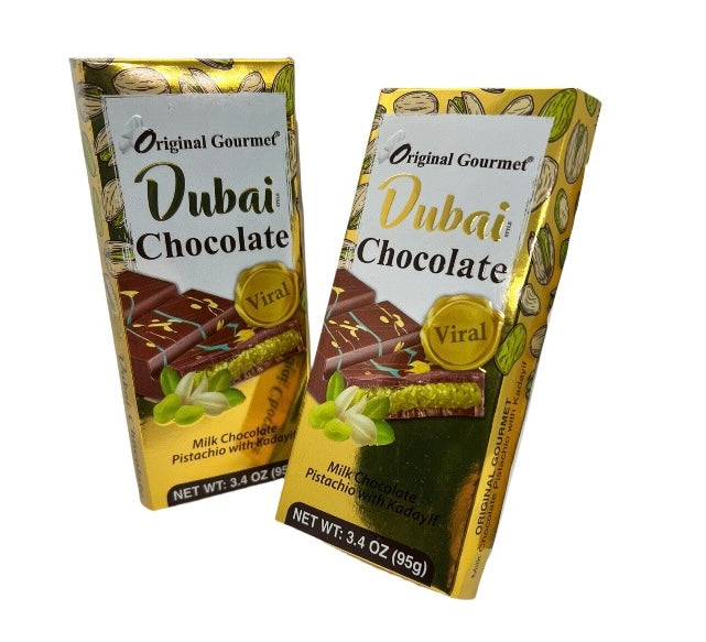 DUBAI CHOCOLATE BAR GR 95 MILK SELECTION (LATTE GUSTO)