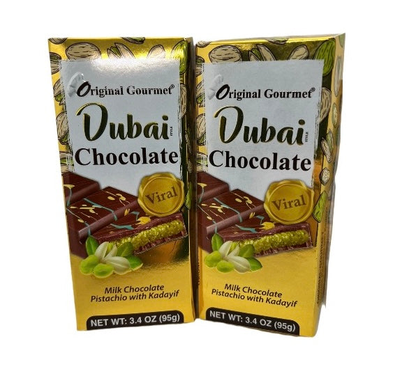 DUBAI CHOCOLATE BAR GR 95 MILK SELECTION (LATTE GUSTO)