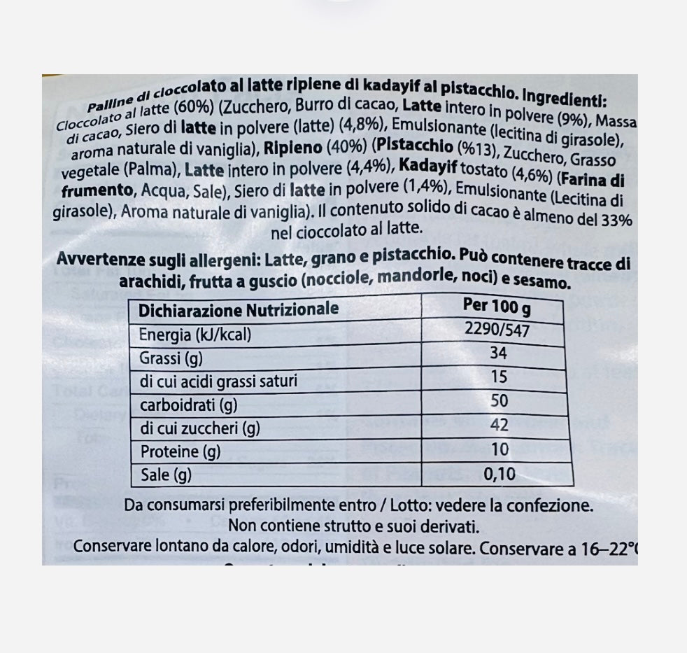 DUBAI CHOCO BALLS GR 120