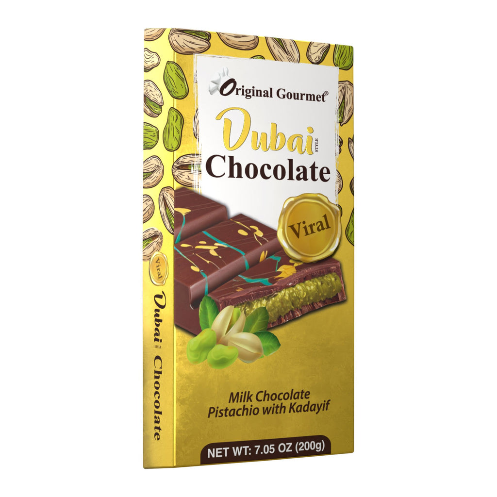 THE ORIGINAL GOURMET DUBAI MILK CHOCOLATE 200 GR